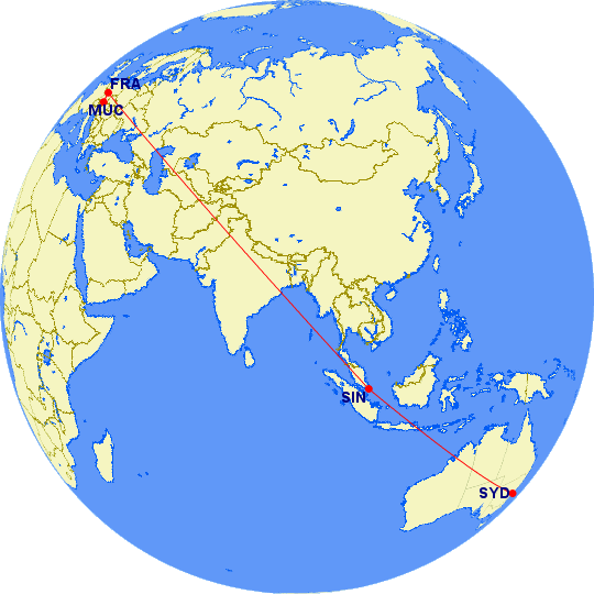 map of flights